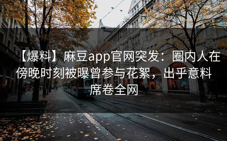 【爆料】麻豆app官网突发：圈内人在傍晚时刻被曝曾参与花絮，出乎意料席卷全网